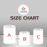 Lofaris Blue-White Stripe Elephant Backdrop Cake Table Cover Kit